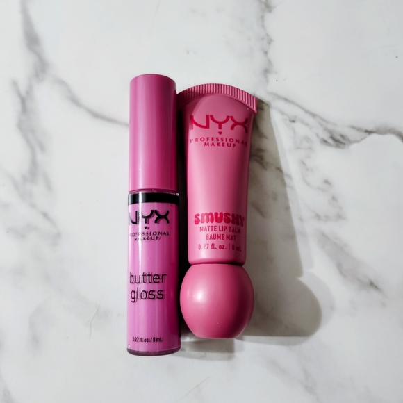 NYX Other - NYX Butter Gloss and Matte Lip Balm Set
